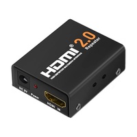 Mini 4K*2K HDMI-Compatible 2.0 Repeater 4K 60Hz Extender 3D 18Gbps Penguat Sinyal Booster Adapter untuk PS4 HDTV PC Monitor