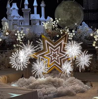 Accessoires de mariage, feux d'artifice, lumières néon, plafond ciel étoilé, fleurs acryliques lumineuses, indice de protection IP33, revêtement double couche, 3 ans