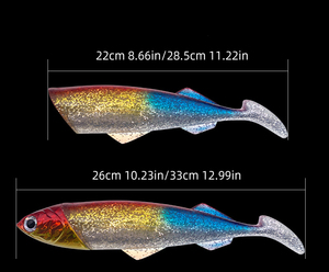 Jig Heads <strong>Soft</strong> <strong>Fishing</strong> Lure Good <strong>Plastic</strong> <strong>Fishing</strong> <strong>Molds</strong> Bulk <strong>Soft</strong> Lure 26cm/33cm Rubber Mackerel <strong>Soft</strong> PVC - Product Image 3