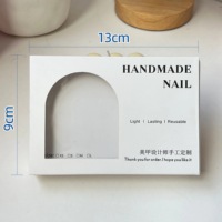 Boîte d'emballage pour faux ongles, boîte en papier personnalisée pour nail art, carton pour faux ongles, emballage pour kit de manucure, impression personnalisée