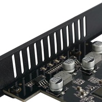 Adaptador PCIe a 4 NVMe M.2, PCIe 3.0 x16, PLX8747 a 4 Puertos M.2 NVMe SSD, NGFF a PCIe x4