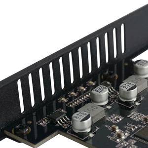 4 Bay 2280 22110 Nvme <span class=keywords><strong>M</strong></span>.2 Ngff Ssd Pcie X4 Adapter Card Pcie X16 4-Poort <span class=keywords><strong>M</strong></span>.2 Nvme ssd Adapter - Product Image 3