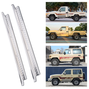 Accessoires <span class=keywords><strong>de</strong></span> voiture YBJ 304 pédale <span class=keywords><strong>de</strong></span> barre <span class=keywords><strong>de</strong></span> Rail <span class=keywords><strong>de</strong></span> porte <span class=keywords><strong>de</strong></span> cabine unique en acier inoxydable pour Land Cruiser 2007-2027 FJ76 78 LC79 plaque <span class=keywords><strong>de</strong></span> <span class=keywords><strong>seuil</strong></span> <span class=keywords><strong>de</strong></span> porte - Product Image 6