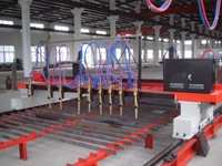 Machine de découpe à la flamme CNC automatique à prix d'usine, modèle robuste, équipement de découpe de plaques métalliques, entraînement à double moteur servo, GS6000
