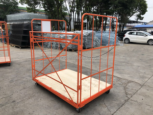 Cage de roulement de base inférieure en contreplaqué robuste avec chariot de conteneur logistique à roues pour le transport - Product Image 4