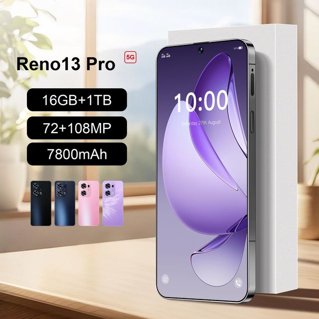 2026 New Original Reno 13 Pro 5G Smartphone 7.3 Inch HD 16GB+1TB Unlocked Dual Card Android Global Version