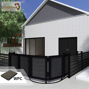 Porte de moteur de clôture WPC tournant la porte coulissante télescopique <span class=keywords><strong>sectionnelle</strong></span> - Product Image 2