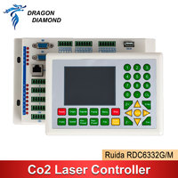 Machine laser à mélange de tête de découpe laser CO2 mixte + Ruida 6332M + ensemble de système de mise au point vivante Kit de tête laser mixte