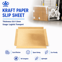 Feuille de protection fine double face en papier kraft 4 voies pour emballage alimentaire, export, fret et logistique d'entrepôt