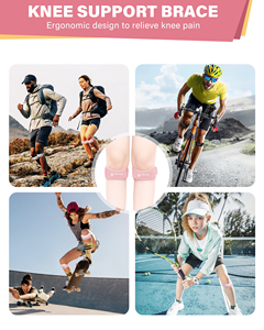 Springseaon Customized OEM ODM Patella Strap Knee Support Sports Brace <b>Running</b> Basketball Joint Pain Relief Adjustable Model - Product Image 6