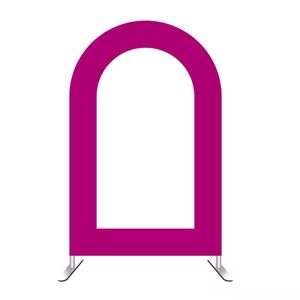 Arco Perforato con Motivi su Entrambi i Lati, Design Pieghevole Rimovibile, Altezza 7-8 Piedi, Larghezza 4-5 Piedi, Coperture in Tessuto Elastico per Eventi - Lujing - Product Image 6