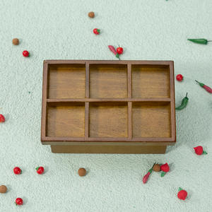 1:12 Mini escala DIY miniatura puesto de frutas y verduras modelo de madera accesorios para casa de muñecas supermercado escena simulación - Product Image 4