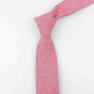 Corbatas de Algodón de Alta Calidad para Hombre, Corbata de Color Sólido, Corbata Estrecha, Corbata Delgada, Corbata Gruesa y Estrecha - Product Image 4