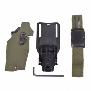 Tactische jachtholster voor GL17/GL19 met X300/X300U zaklamp Zwarte hoes 2 Tactische jachtholster hoes voor G - Product Image 2