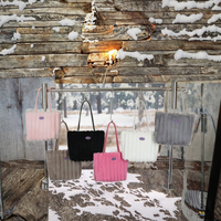 Nouveaux sacs fourre-tout en feutre non tissé à motif de dessin animé carré pour femme, fermeture éclair en peluche d'hiver, grande capacité, impression numérique