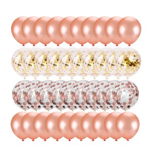 Lentejuelas metal ráfaga globo lleno paquete fiesta boda <span class=keywords><strong>cumpleaños</strong></span> decoración apertura celebración arreglo - Product Image 1