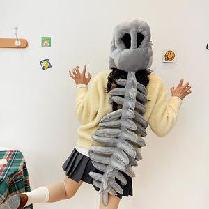 Masque de dinosaure en forme de crâne de <span class=keywords><strong>Tyrannosaure</strong></span>, chapeaux et vêtements amusants pour adultes et enfants, inspirés du parc à dinosaures de Chine - Product Image 1
