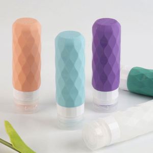 Ensemble de flacons de toilette en silicone de voyage anti-fuite approuvés, avec logo personnalisé XND XND-B18 90 ml, kit de recharge - Product Image 2