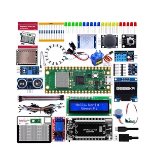Kit avancé GeeekPi Raspberry Pi W avec module Pico UPS, connecteur sans fil à broches soudées G830 - Product Image 1