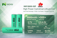 Sel Baterai Silinder Samsung Setara 18650 NMC 3.7V 3000mAh Kelas Unggulan