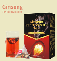 Healife 10 en 1 Ginseng Dix Trésors Thé Maca Baies de Goji Boisson Quotidienne pour Hommes Nourrissante Santé Vitalité Bien-être Tisane