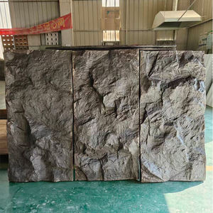 Panneau mural en pierre PU imperméable 3D Culture Pierre épaisse Faux rocher Dalle Revêtement mural extérieur Pierre artificielle <span class=keywords><strong>extérieure</strong></span> - Product Image 4