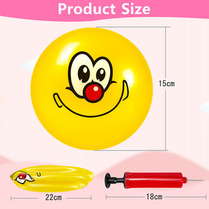 2026 थोक उच्च गुणवत्ता वाले सस्ते कार्टून पैटर्न कस्टम डिजाइन पीसी सामग्री <span class=keywords><strong>inflatable</strong></span> रंगीन बच्चे गेंद समुद्र तट खिलौने छोड़ देते हैं - Product Image 5