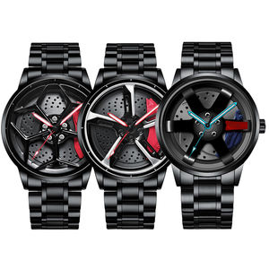 Reloj <span class=keywords><strong>de</strong></span> rueda <span class=keywords><strong>de</strong></span> coche deportivo 3D, Logo <span class=keywords><strong>de</strong></span> aleación, <span class=keywords><strong>ruleta</strong></span> - Product Image 2