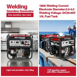 Generador de Soldadura a Gasolina BELON POWER en Stock, Voltaje de Soldadura 230V, Ciclo de Trabajo 50%, 50Hz, Tanque de Combustible 10L - Product Image 3