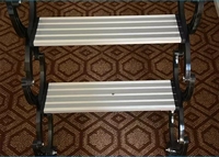 Escaliers de grenier télescopiques pliables modernes en aluminium, durables, pour un accès facile