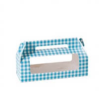 Boîte en carton blanc écologique haut de gamme, papier laminé, papier estampé à chaud, emballage rigide pour gâteaux et desserts