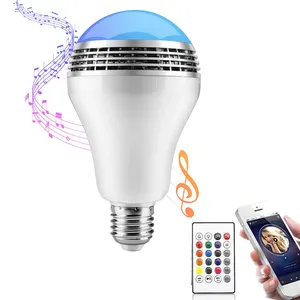 Smart LED Light Bulb E27 RGB Music Speaker LED Bulb Wireless Timer Lamp Bulbs APP Control Household Lighting