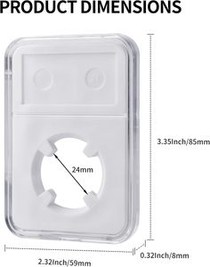Wholesale New Design Custom White Acrylic <b>Coin</b> Slab Display Holder <b>Case</b> for <b>Coin</b> Collection Grade Display - Product Image 2