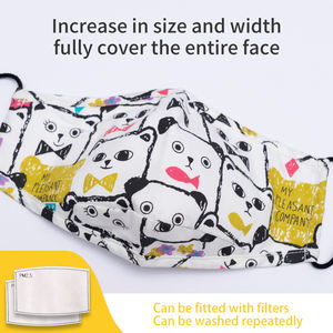 Mascarilla Facial de Algodón Puro de Alta Calidad con Logotipo Personalizado, Lavable, Corte 3D, Precio de Fábrica, con Filtro y Válvula - Product Image 2