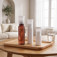 Bouteille en plastique double compartiment anti-UV pour sirop et liquide oral, flacon de médicament en plastique 10ml 20ml 30ml en gros
