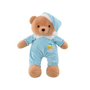 All'ingrosso buona notte orso peluche Super morbido peluche maiale cuscino giocattolo carino pigiama per dormire orsacchiotto peluche - Product Image 1