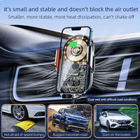 Cargador de coche inalámbrico Soporte de teléfono Todos los teléfonos Soportes de teléfono de coche para Iphone Magnético