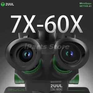 <span class=keywords><strong>Microscopio</strong></span> Trinocular IPARTS 2UUL MC7060-A1 con Base Grande para Reparación de Placas Base de Teléfonos Móviles, Soldadura de PCB, <span class=keywords><strong>Microscopio</strong></span> con Zoom de 7-60X - Product Image 5