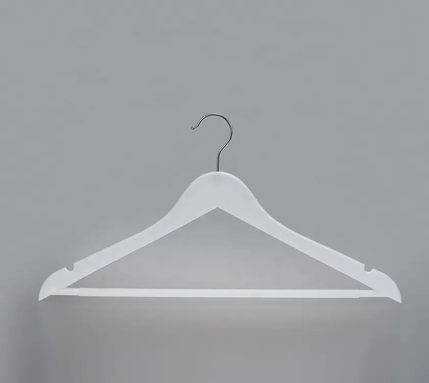 Goede Kwaliteit Sterke Wit Overhemd Hanger Plastic Materiaal