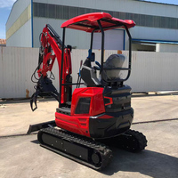 Mini-excavatrice 2 tonnes 2,5 tonnes à moteur diesel homologuée EPA CE, livraison gratuite, pour usage agricole et jardinage