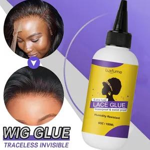 Luxfume 150Ml Lace Glue No Latex Waterproof Ultra Super Hold Wig Adhesion Glue Lace