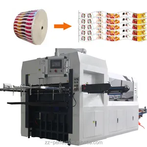 factory direct sale automatic creasing fan roll paper cup die cutting machine for paper cups