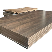Panneau de décoration de cuisine en MDF 18 mm, design moderne, grain de bois, mélaminé, écologique, résistant à l'humidité, 4x8