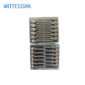 Jeringa Veterinaria Reutilizable de Acero Inoxidable con Aguja - Hipodérmica para Inyecciones, Vacunación y Uso Médico en Ganado/Bovinos/Aves de Corral - Product Image 1