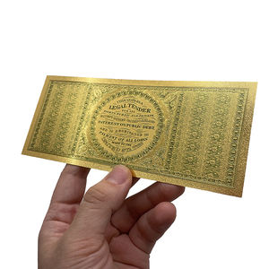 1899ゴールドホイルアメリカン・バンク・ノートイーグル1米ドルビルゴールド紙幣お土産コレクション - Product Image 3