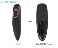 Télécommande G10 sans fil 2,4 G, mini clavier vocal pour Android TV BOX, smartphone, ordinateur, télécommande aérienne