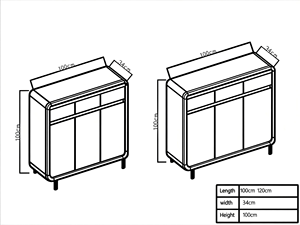 ตู้เก็บรองเท้า<span class=keywords><strong>ไม้</strong></span>จริงทันสมัยรักษ์โลกขนาดใหญ่ 3 ช่อง ประหยัดพื้นที่ คุณภาพสูง เฟอร์นิเจอร์บ้าน - Product Image 3
