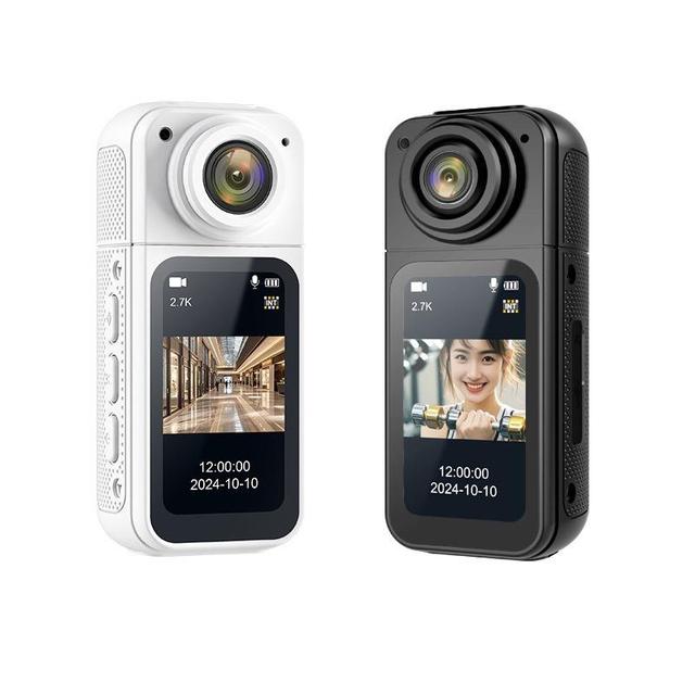 Thumb Size 2.7K HD CMOS Sensor VLOG Outdoor Riding Mountaineering Pet 180 Wide Angle Pocket Action Tracking Mini Sport Camera