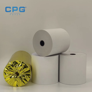 Rollo de Papel Térmico Óptico Estable de Primera Calidad al por Mayor, 3 1/8 Pulgadas, 55 g/m², para Cajeros Automáticos, Bancos, Cajas Registradoras, Papel para Recibos - Product Image 1