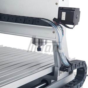 Mini máquina enrutadora CNC de 500W, 3040 individual para madera NC Studio Mach3 Siemens Syntec Gear Bearing Motor Pump PLC - Product Image 5